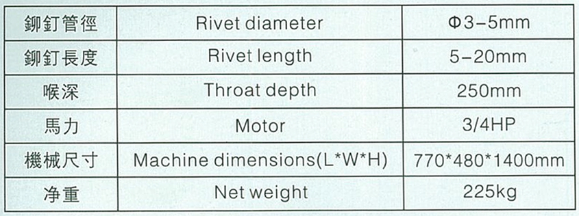 中型二冲程铆钉机